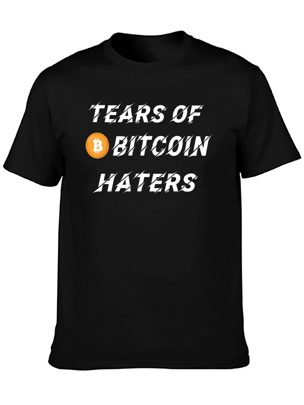 Tears of Bitcoin Haters Black T-Shirt