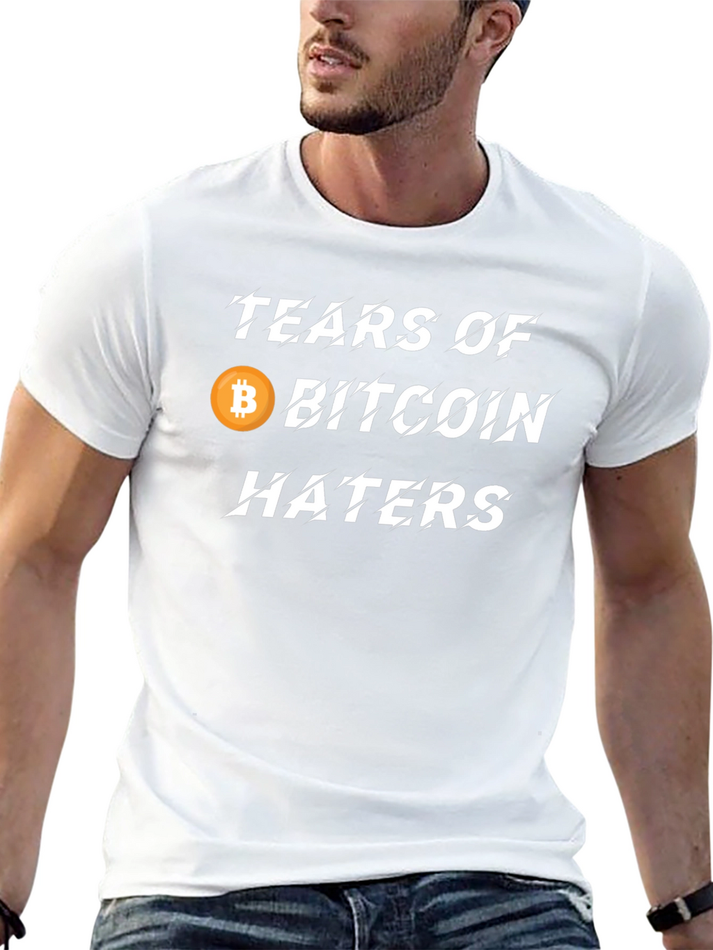 Tears of Bitcoin Haters Black T-Shirt