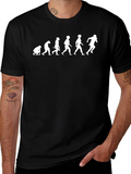 Evolution of a Footballer T-Shirt