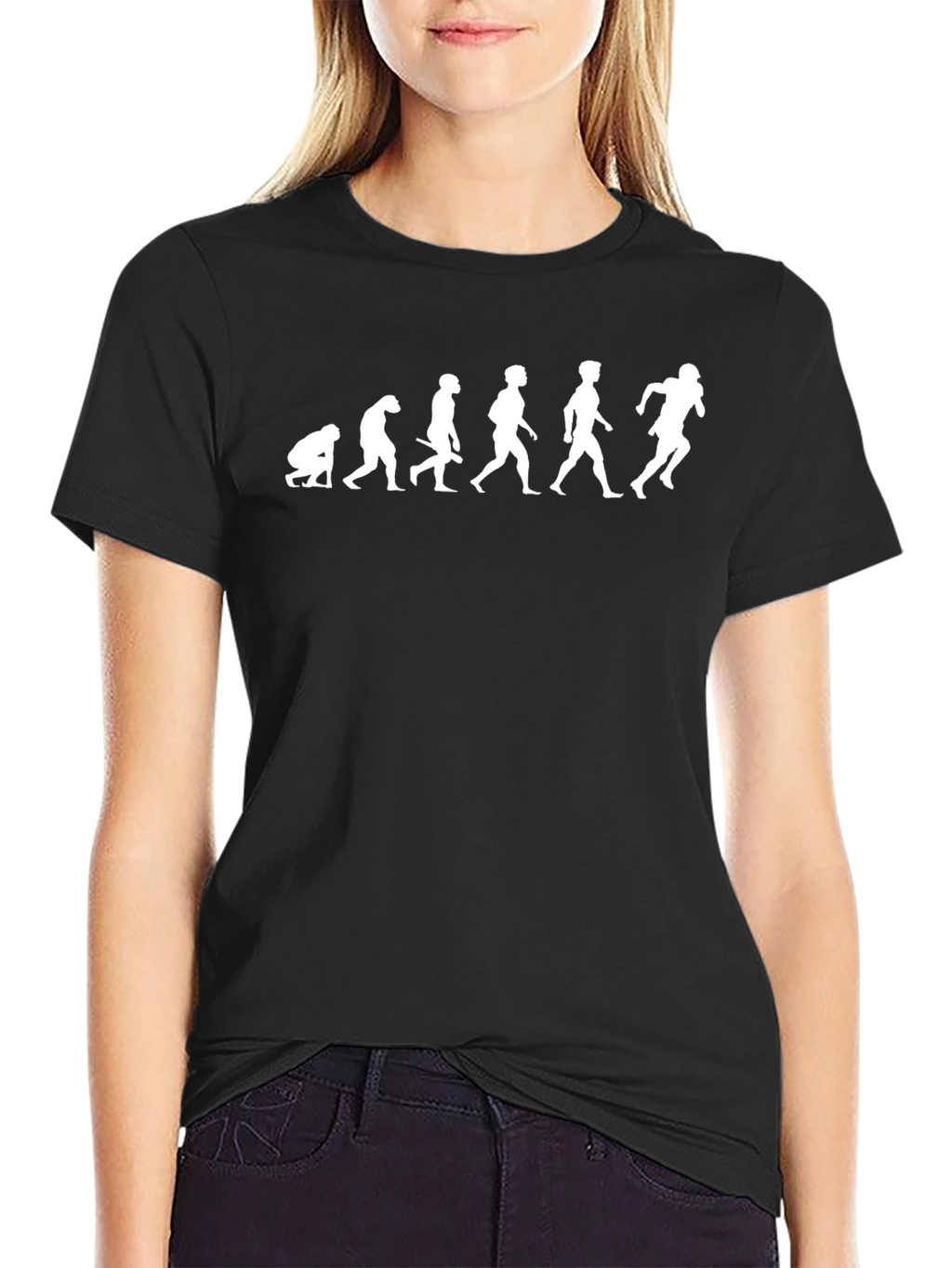 Evolution of a Footballer T-Shirt
