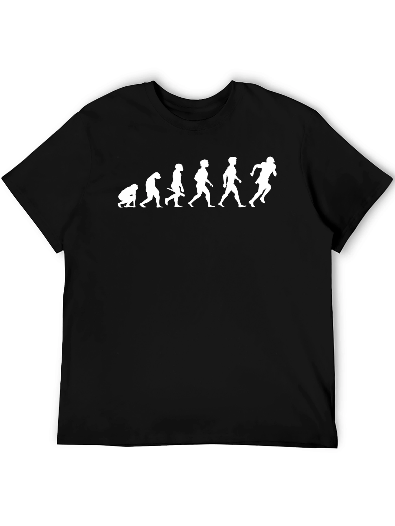 Evolution of a Footballer T-Shirt
