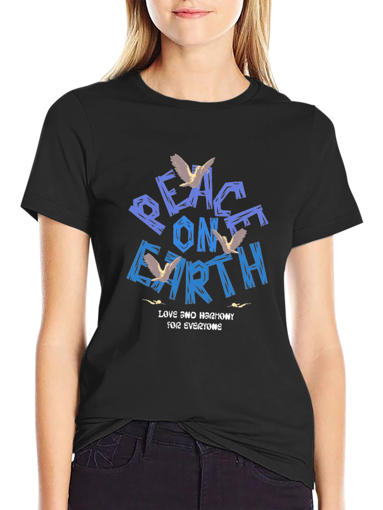 Peace on Earth T-Shirt: Love and Harmony for Everyone