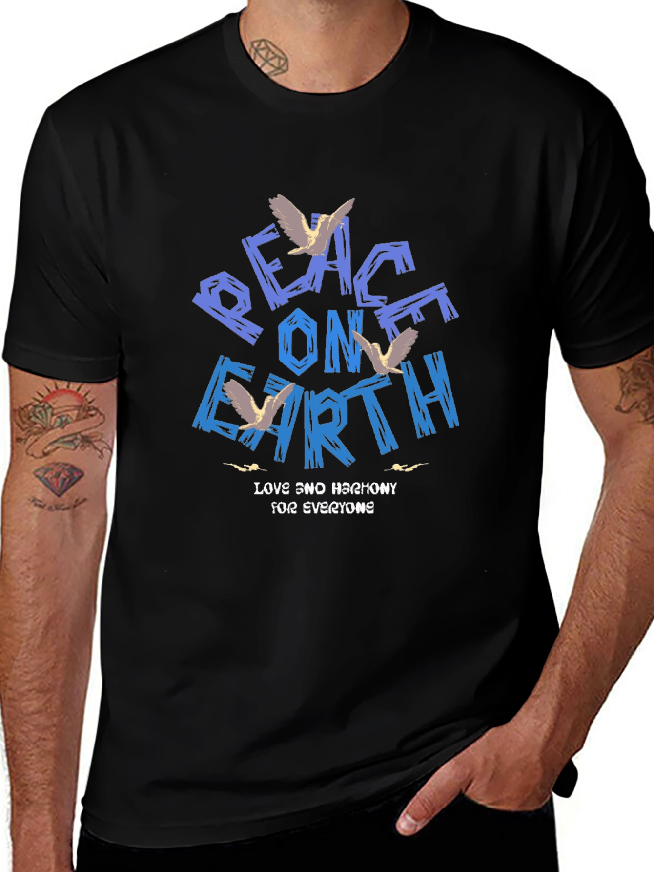 Peace on Earth T-Shirt: Love and Harmony for Everyone