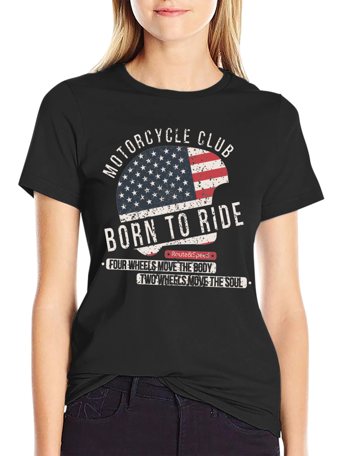 Born to Ride Motorcycle Club T-Shirt