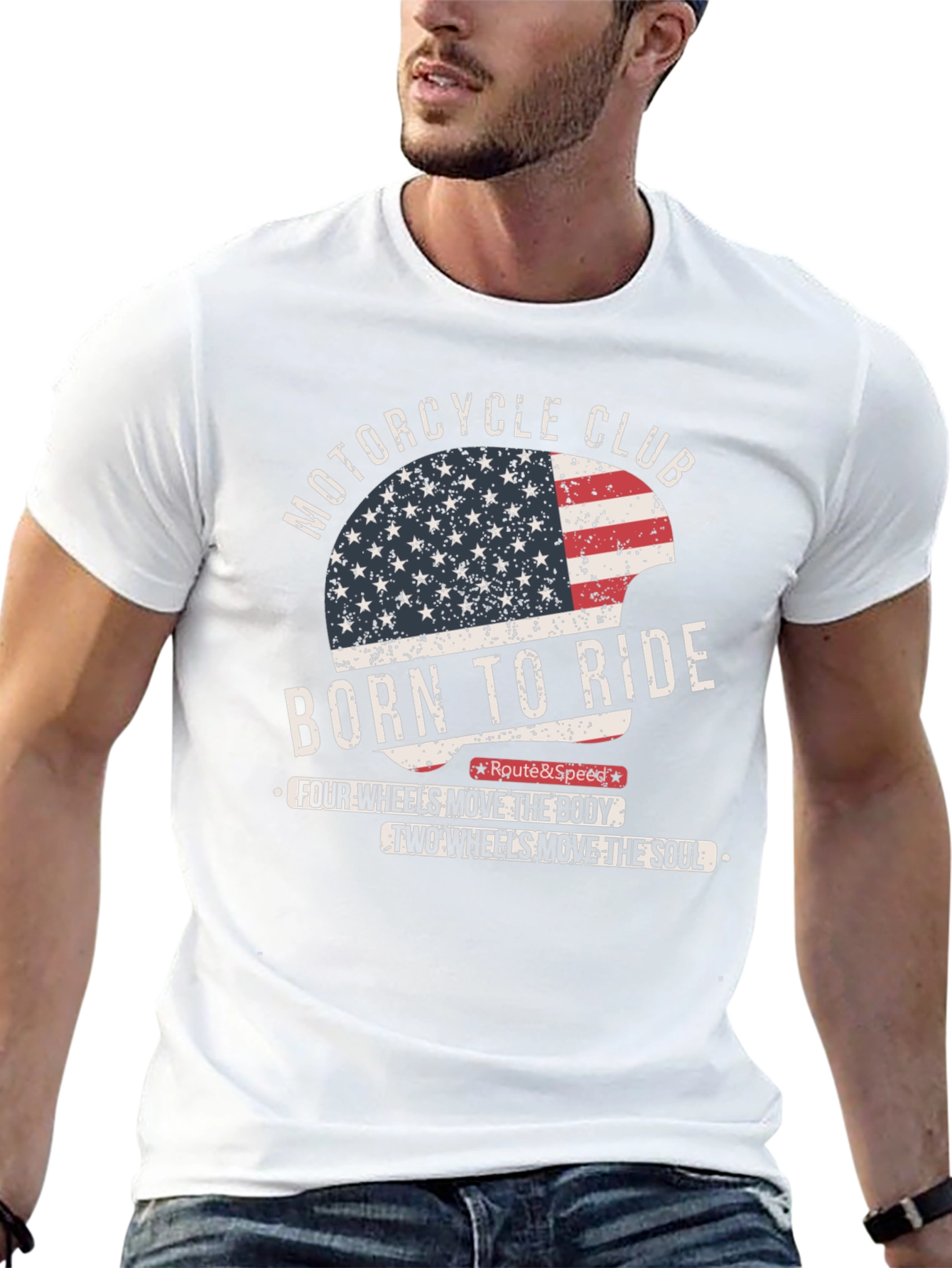 Born to Ride Motorcycle Club T-Shirt