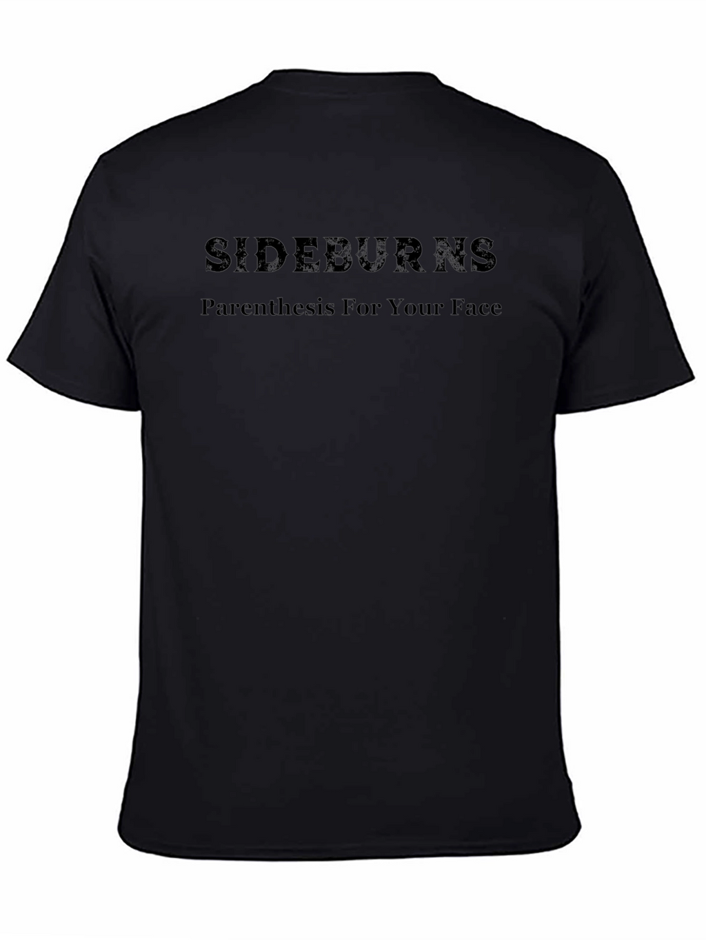 Sideburns Parenthesis Face Mens Graphic T-Shirt