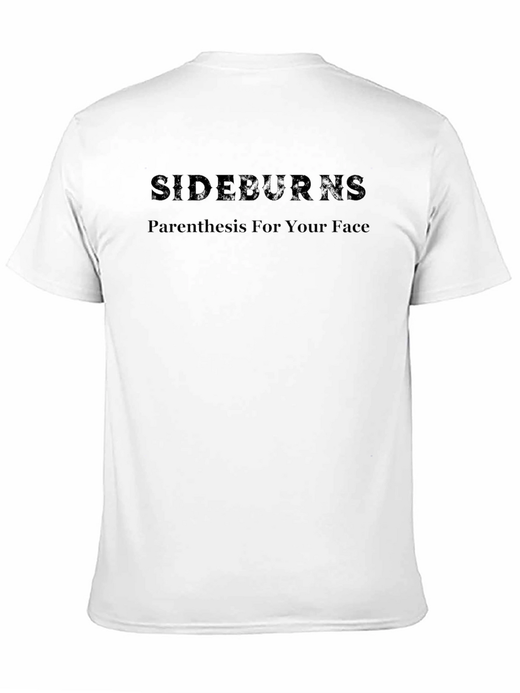 Sideburns Parenthesis Face Mens Graphic T-Shirt