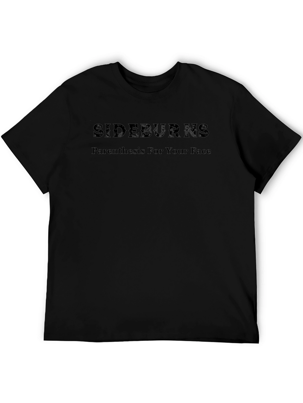 Sideburns Parenthesis Face Mens Graphic T-Shirt
