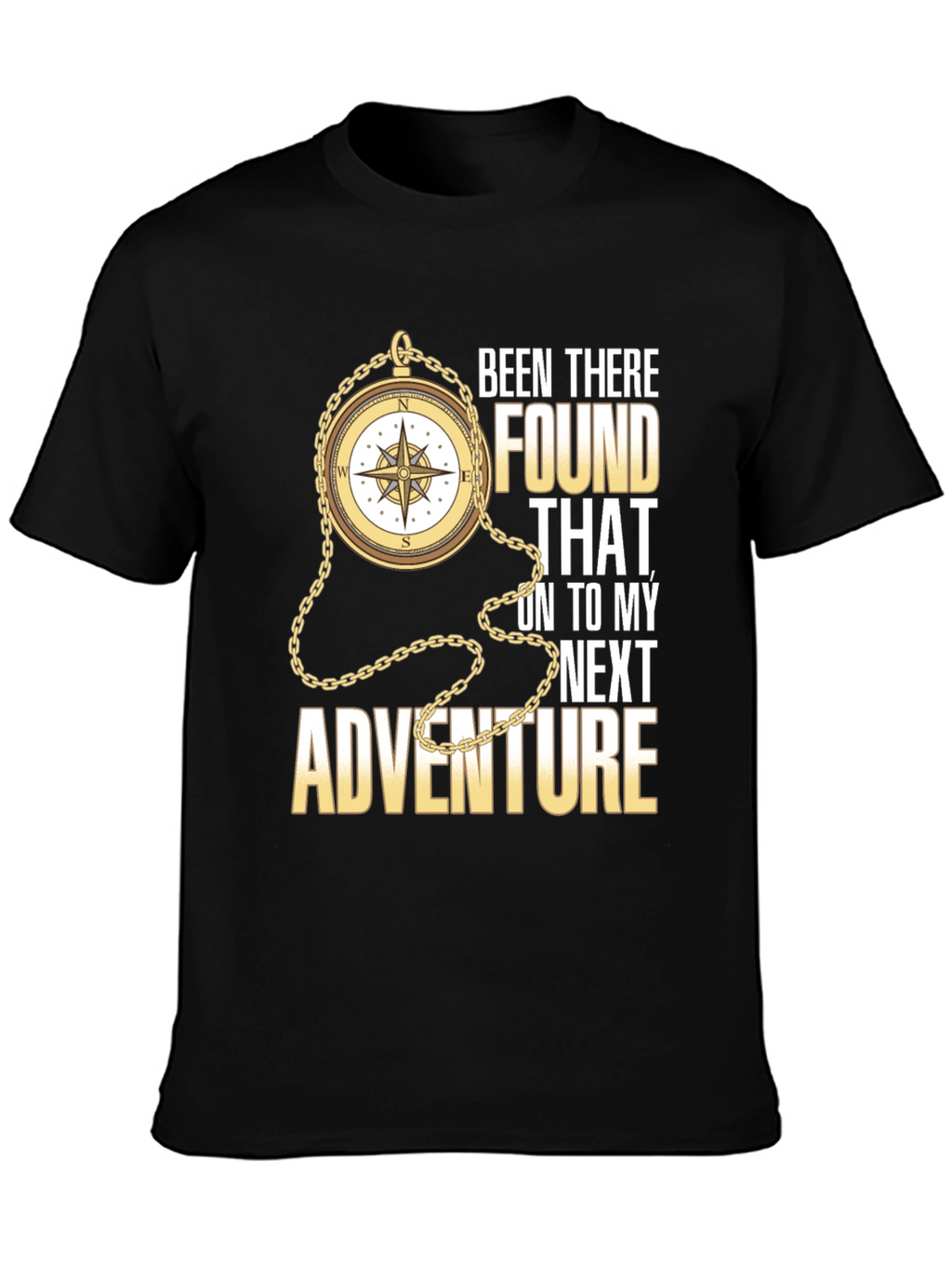 Adventure Compass Graphic Tee - Black
