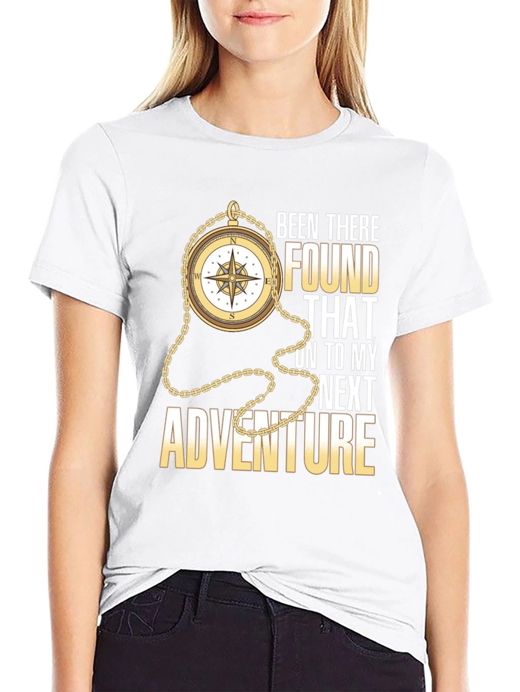 Adventure Compass Graphic Tee - Black