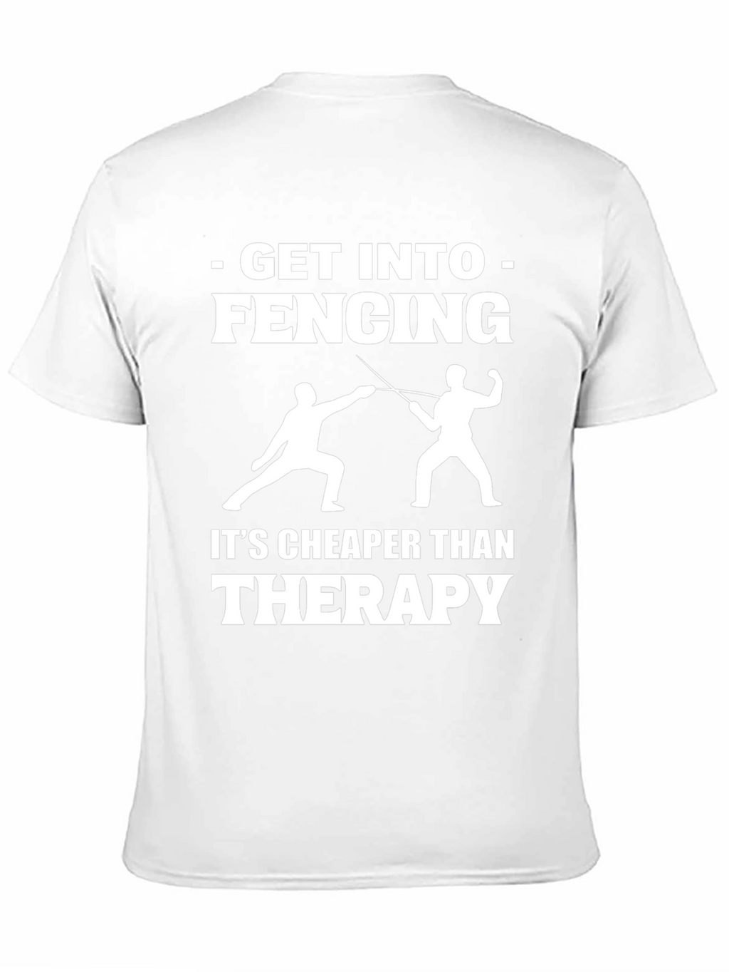 Fencing Therapy T-Shirt Funny Sport Gift