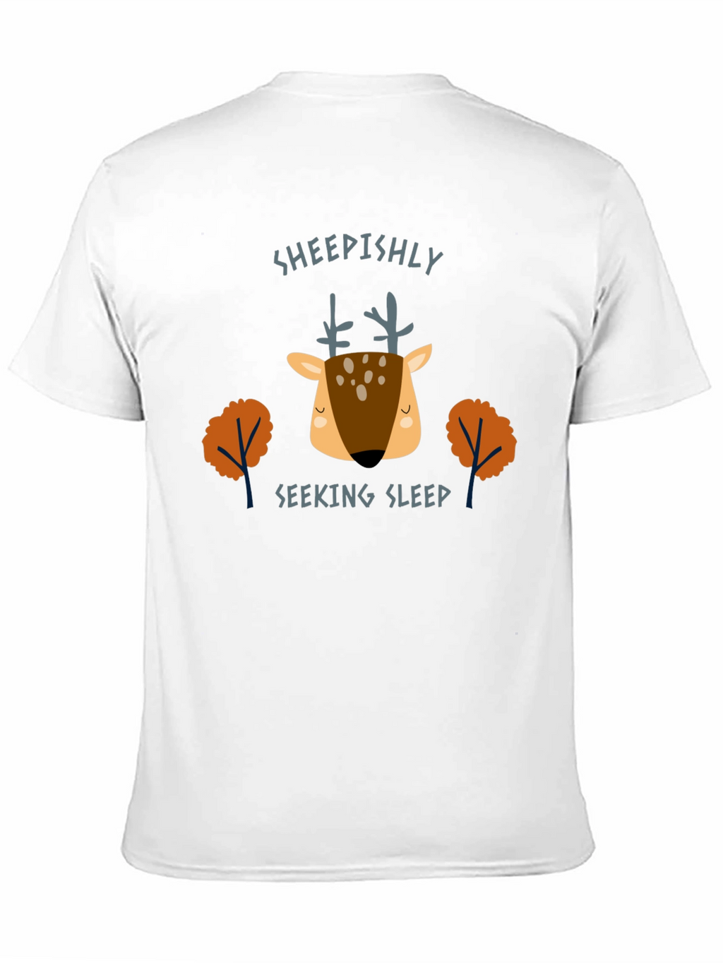 Sheepishly Seeking Sleep Deer Graphic Tee