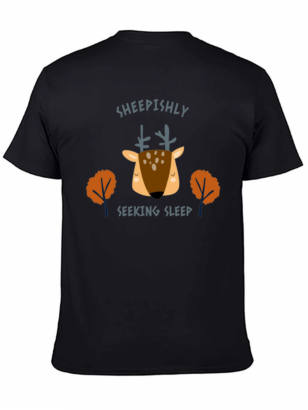 Sheepishly Seeking Sleep Deer Graphic Tee