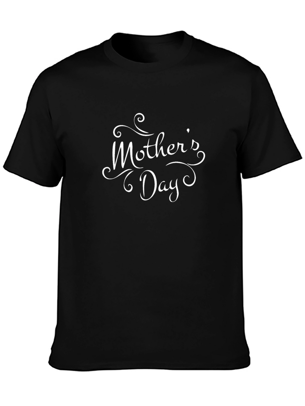 Mothers Day Black T-Shirt for Men