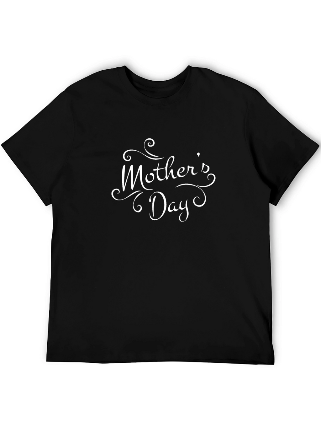 Mothers Day Black T-Shirt for Men