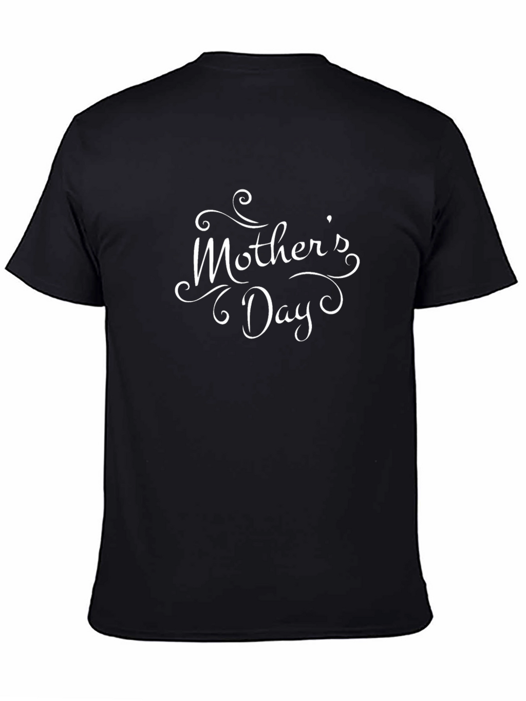 Mothers Day Black T-Shirt for Men