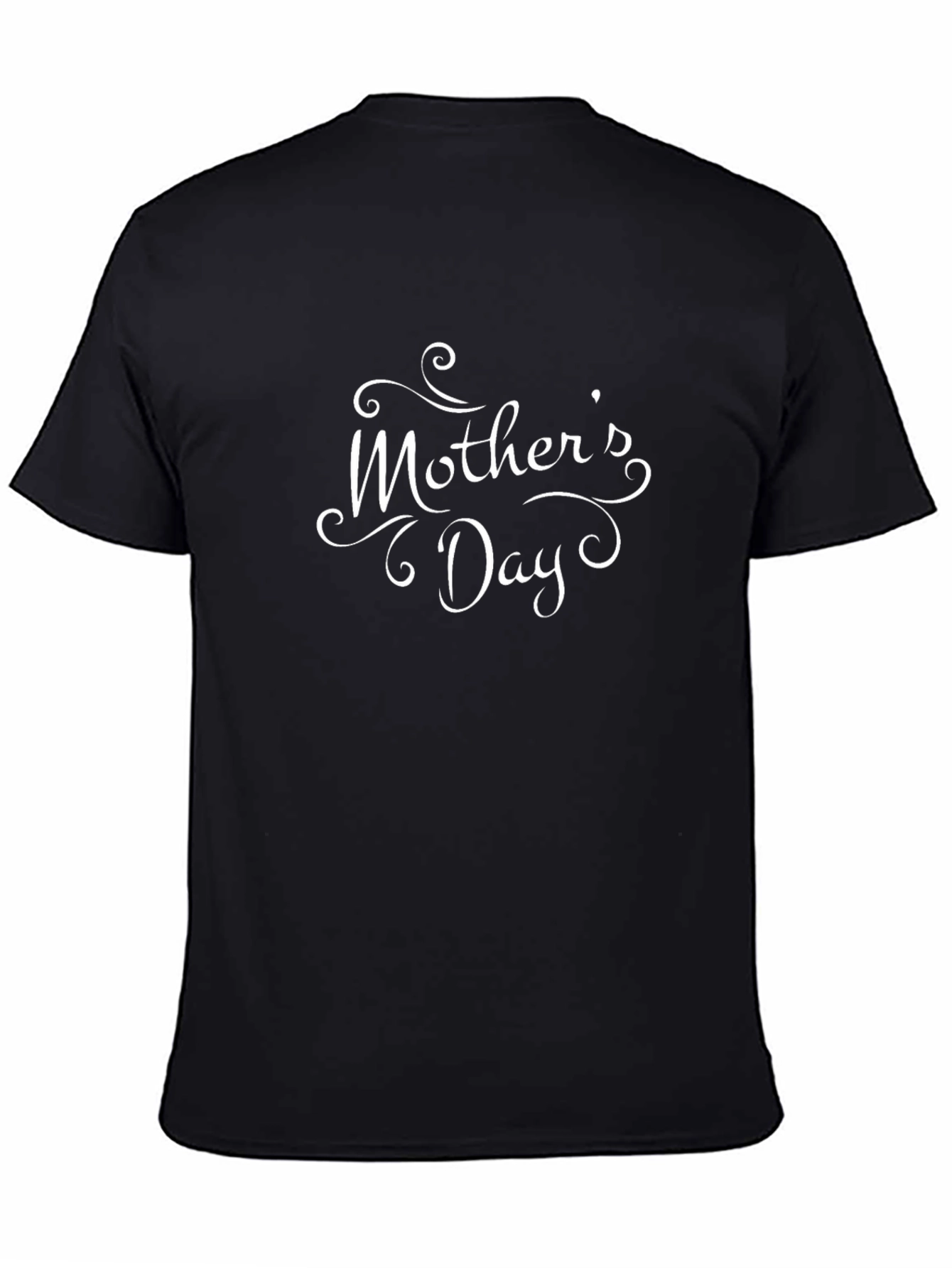 Mothers Day Black T-Shirt for Men