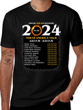 Total Solar Eclipse 2024 North America Tour T-Shirt