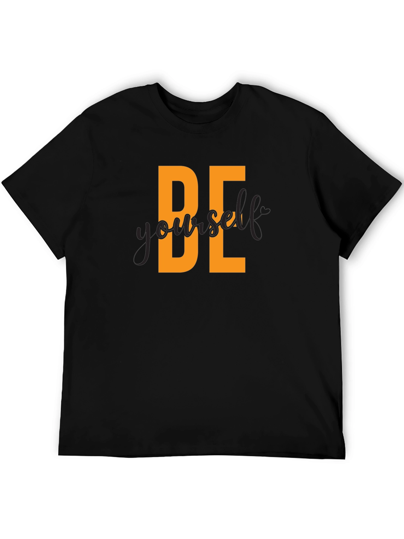 Be Yourself Graphic Tee - Black