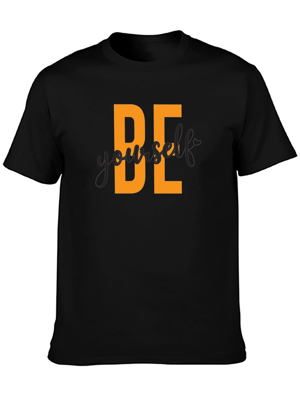Be Yourself Graphic Tee - Black