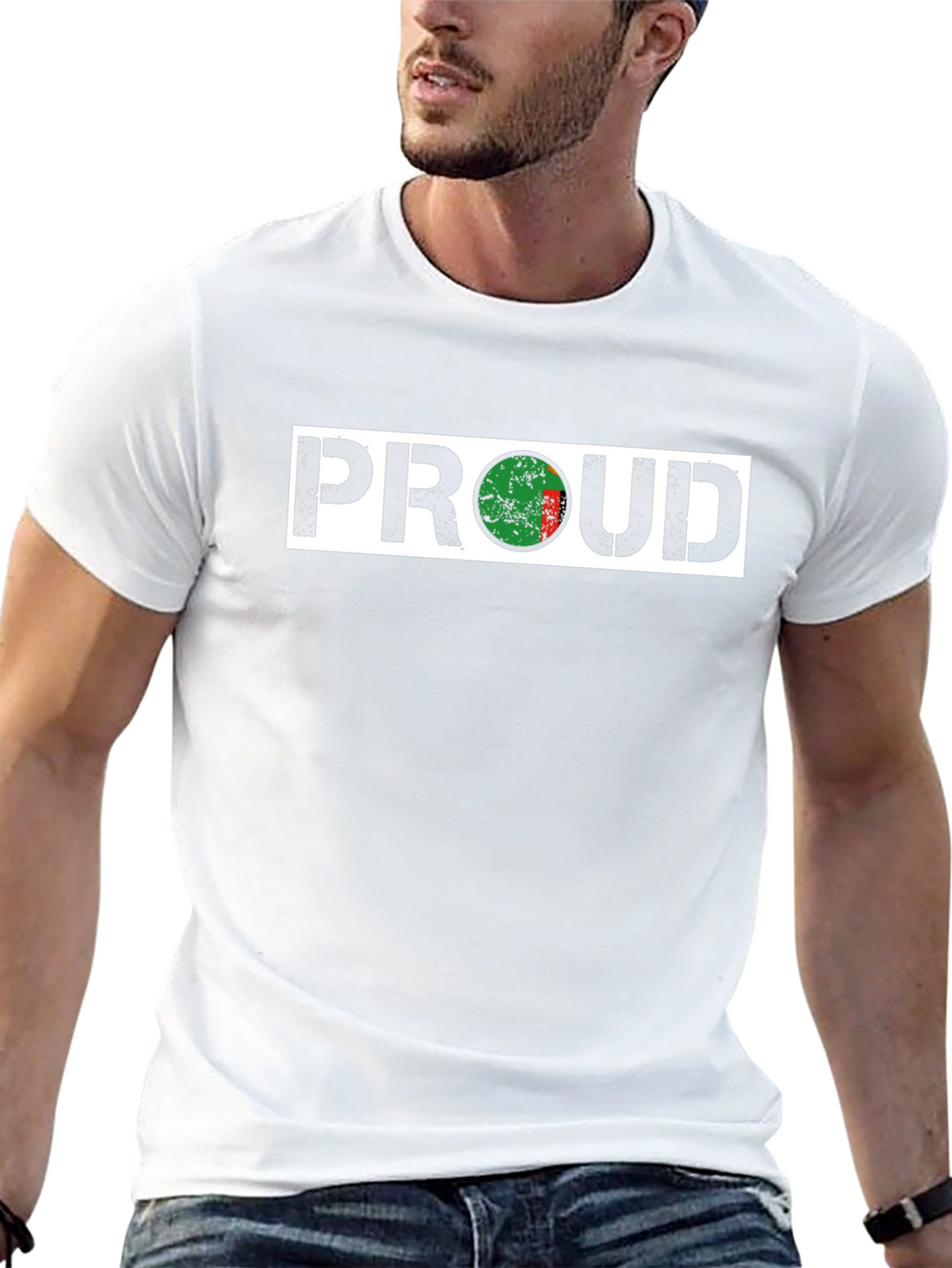 Proud Bangladesh Flag T-Shirt - Distressed Design