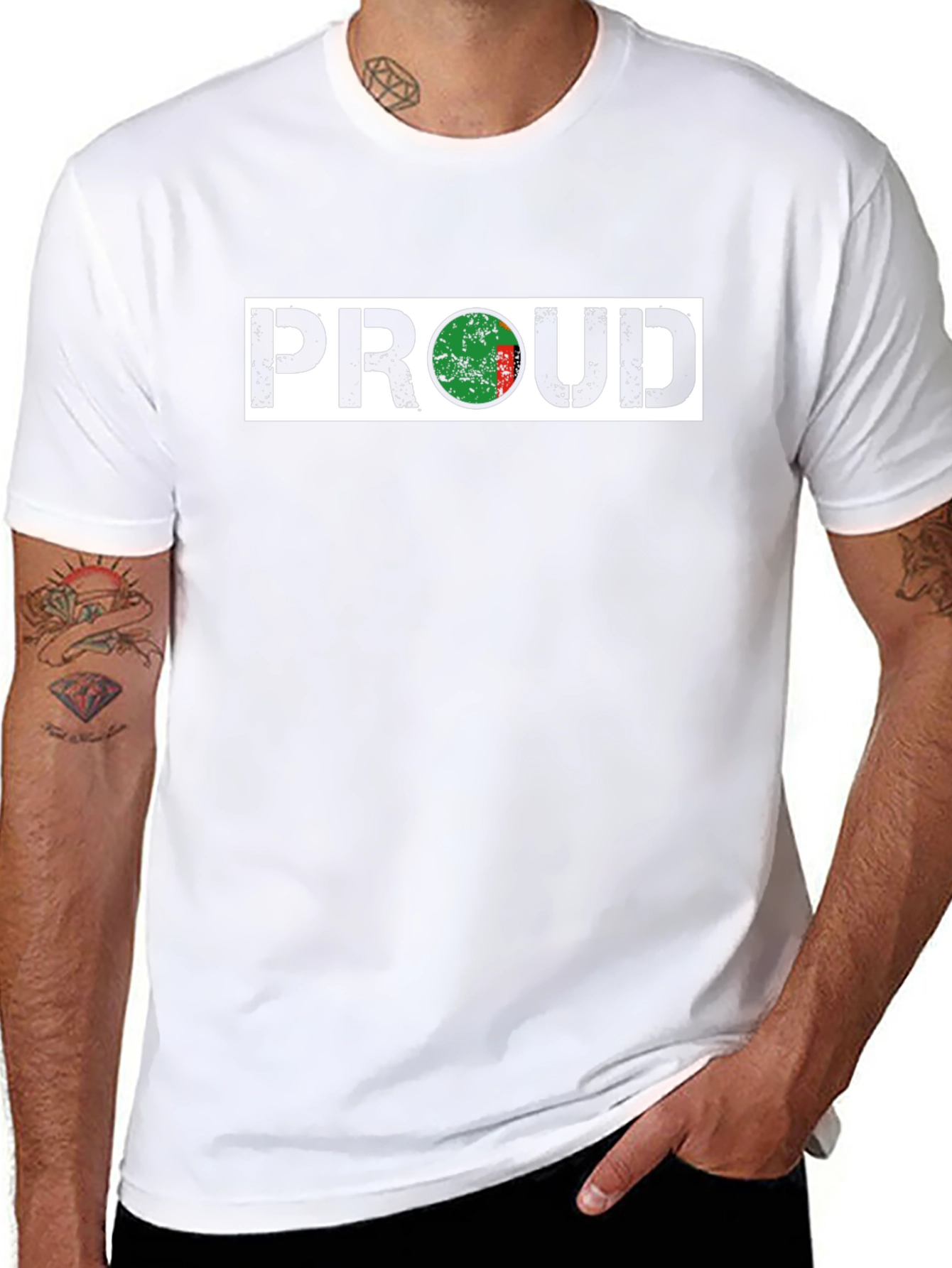 Proud Bangladesh Flag T-Shirt - Distressed Design