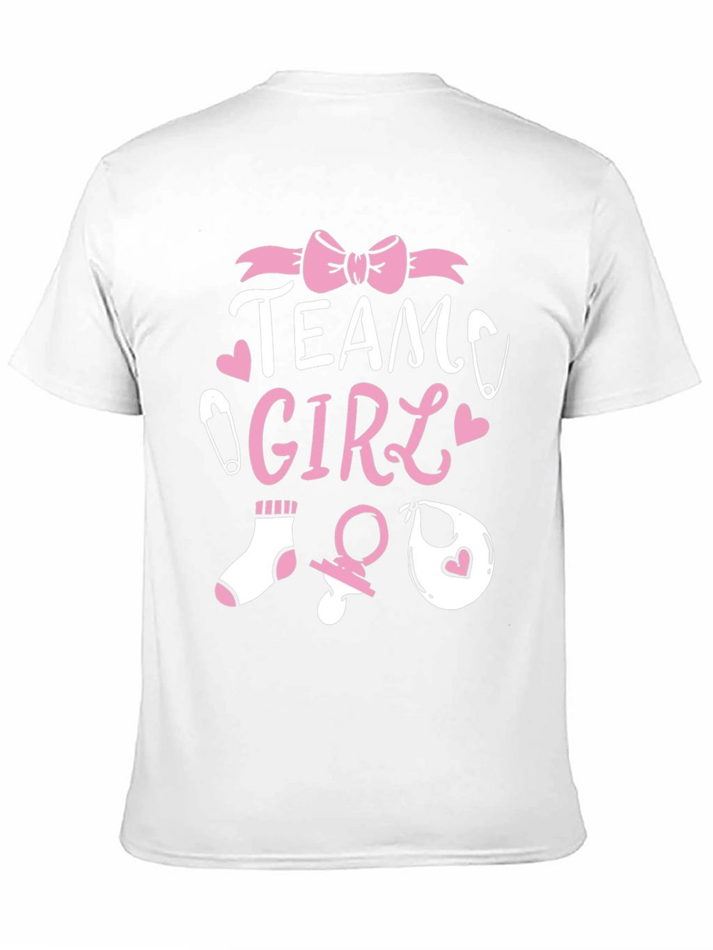 Team Girl Baby Shower T-Shirt - Gender Reveal Tee