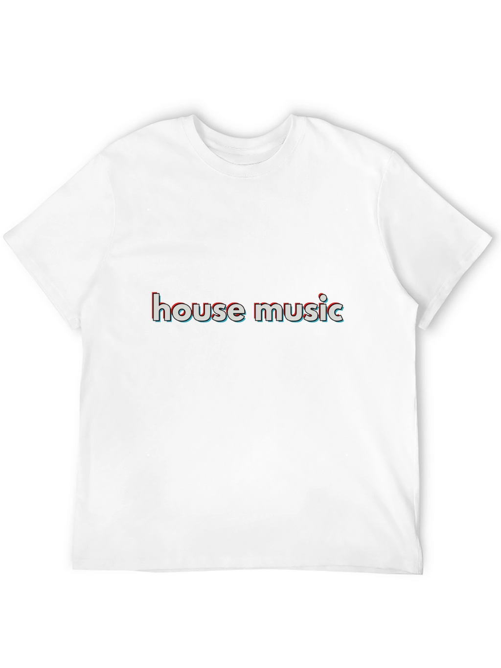 House Music Graphic Tee - Stylish Black T-Shirt