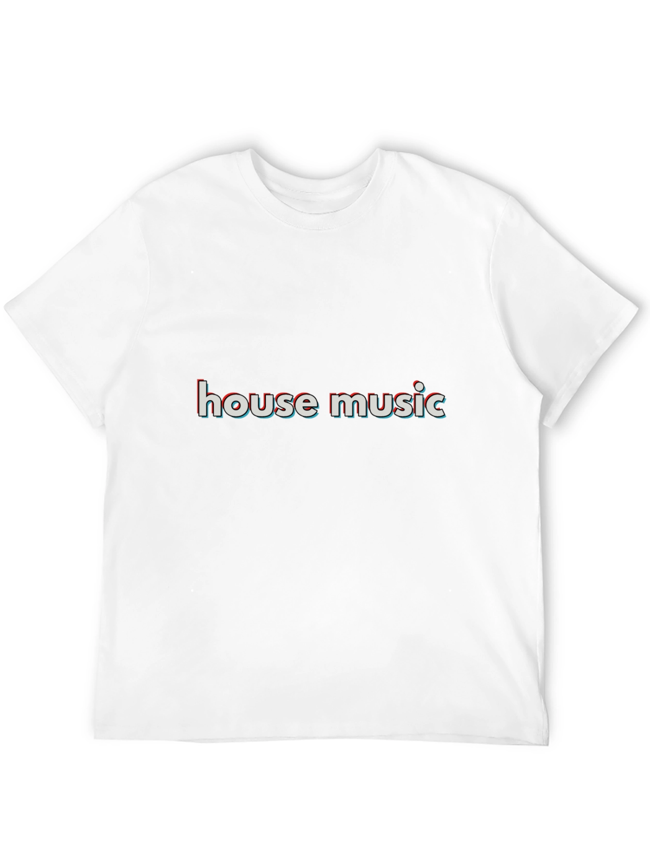 House Music Graphic Tee - Stylish Black T-Shirt