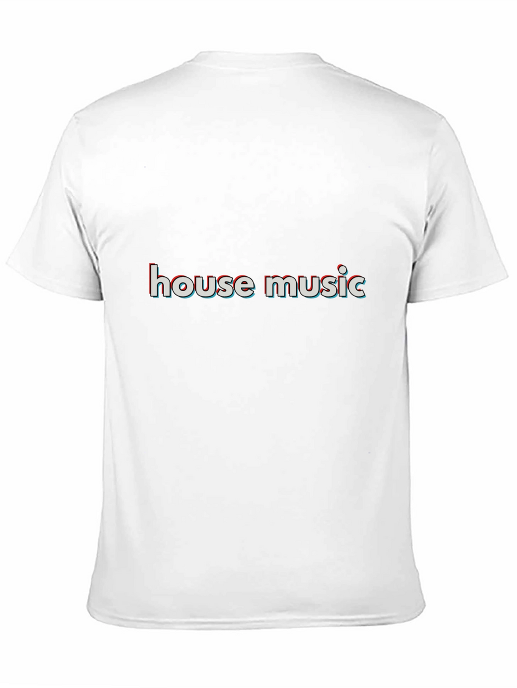 House Music Graphic Tee - Stylish Black T-Shirt