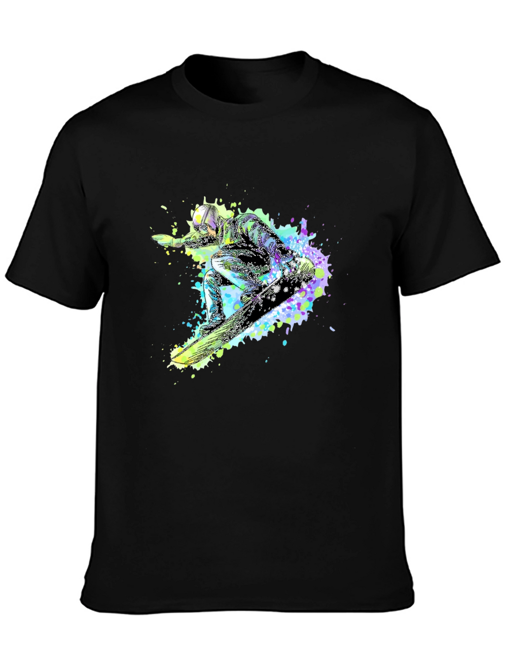 Snowboard Graphic Tee - Black T-Shirt