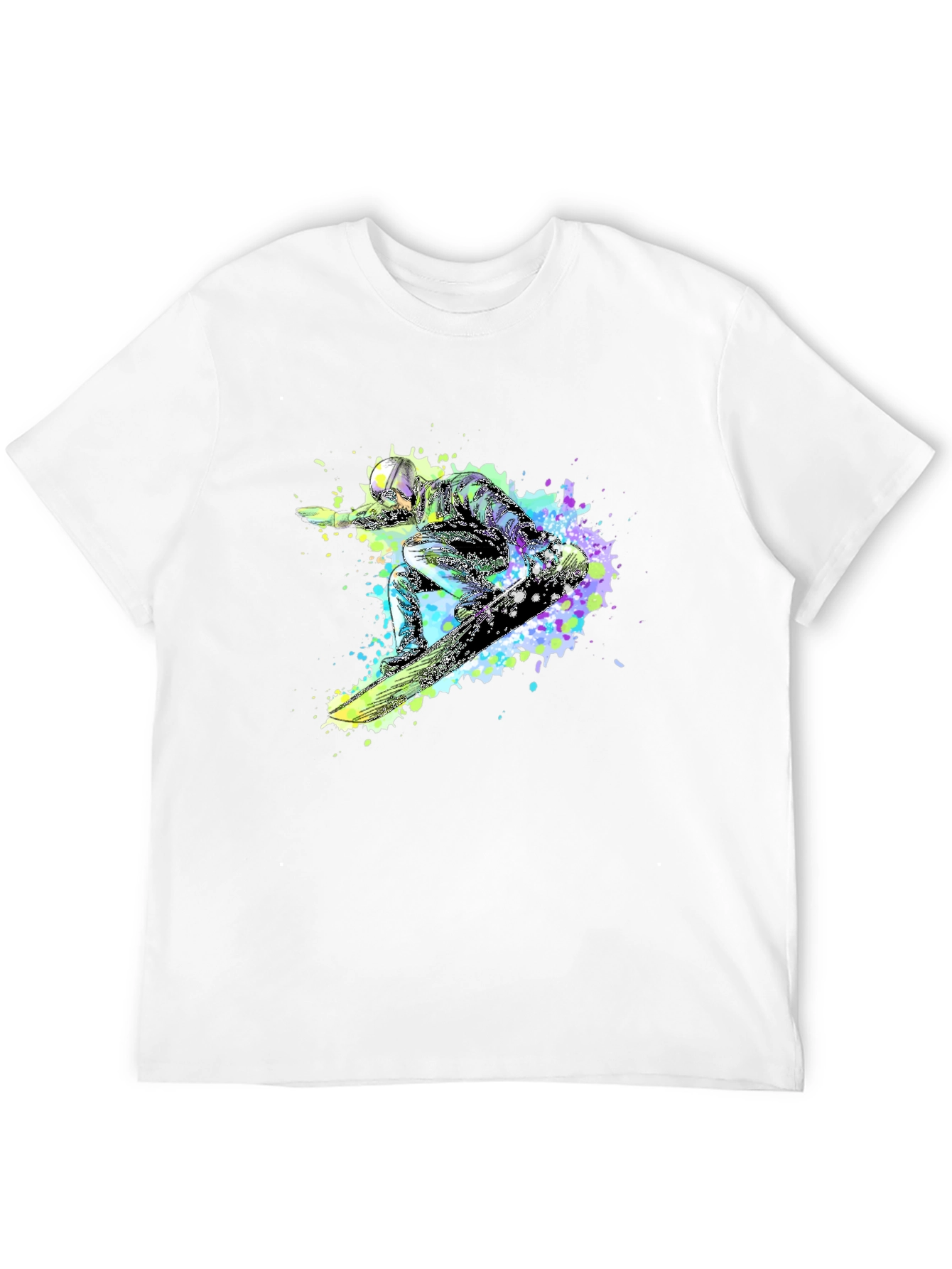 Snowboard Graphic Tee - Black T-Shirt