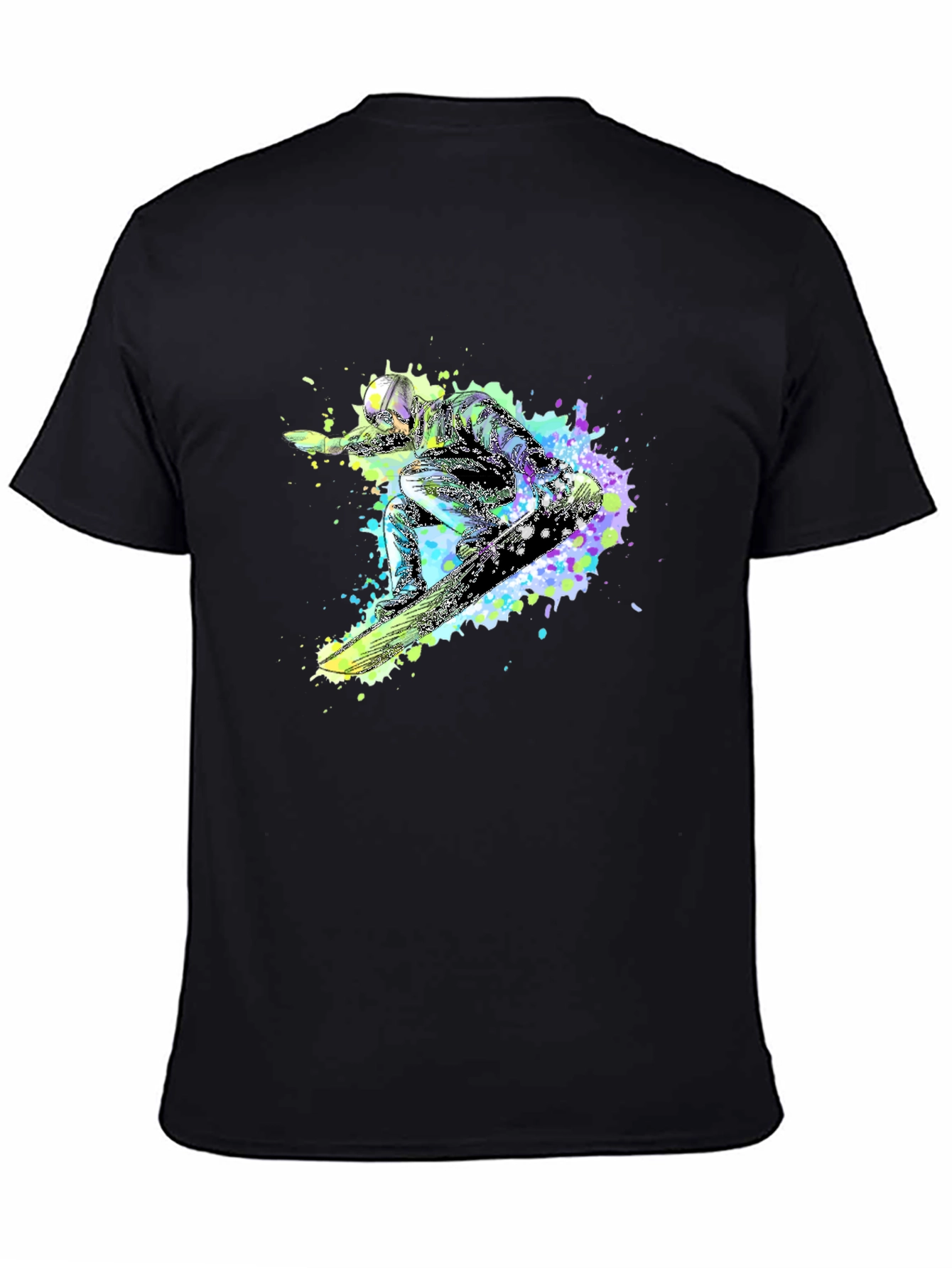 Snowboard Graphic Tee - Black T-Shirt