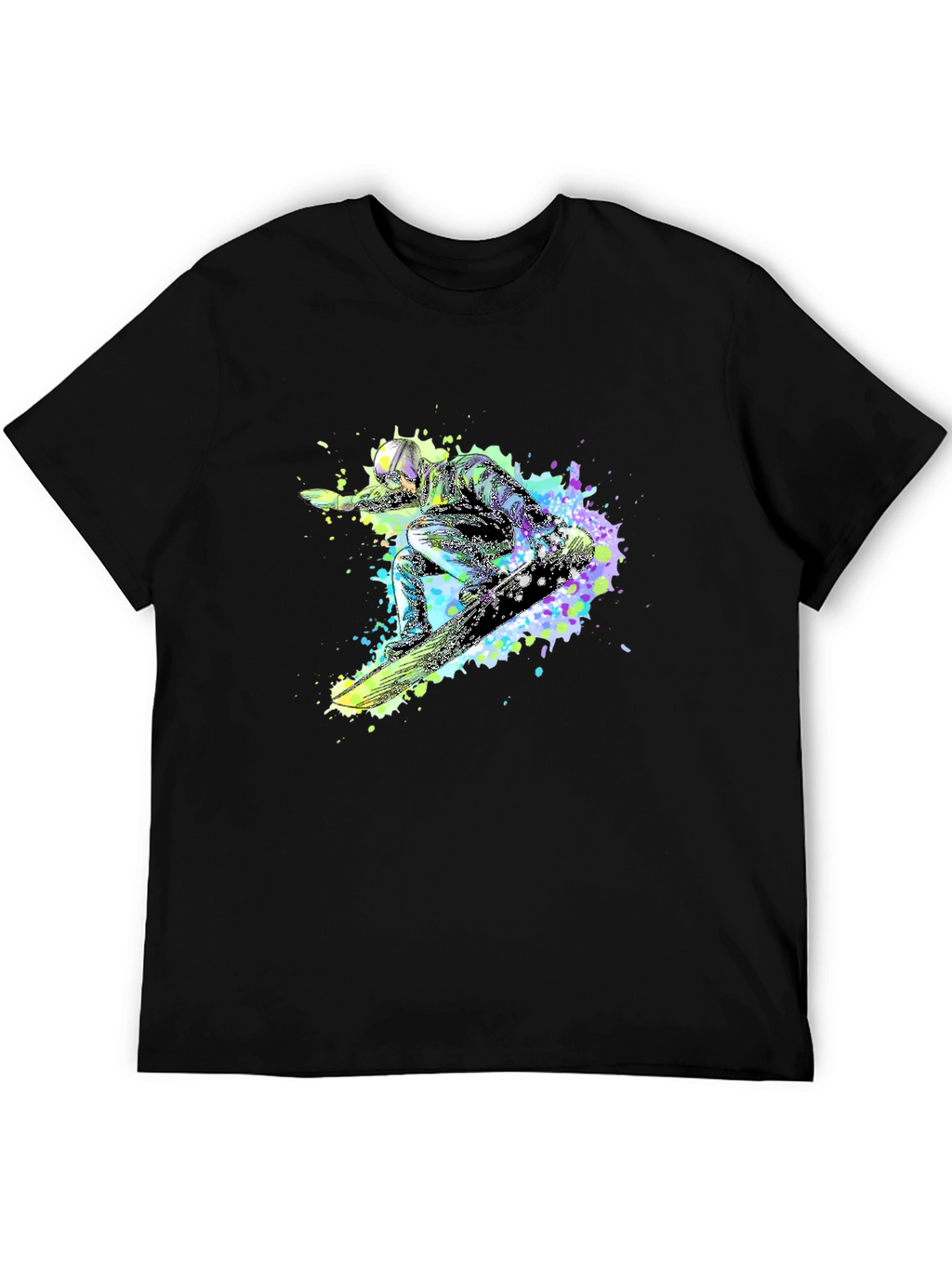 Snowboard Graphic Tee - Black T-Shirt