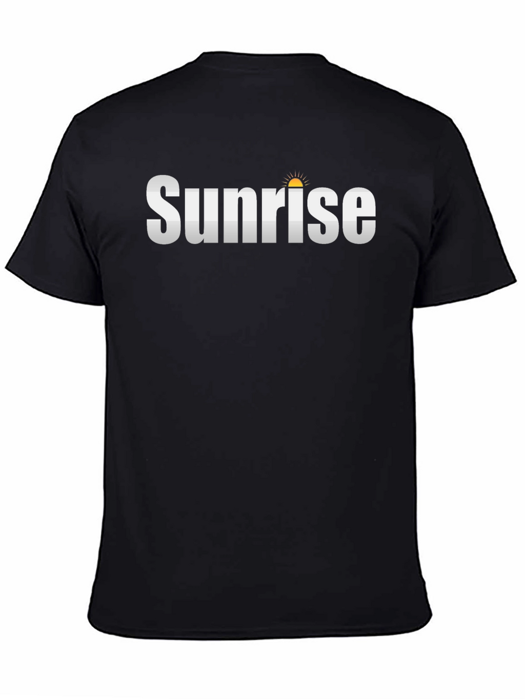 Sunrise Graphic Black T-Shirt