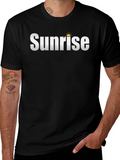 Sunrise Graphic Black T-Shirt