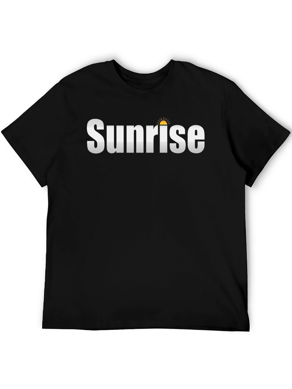Sunrise Graphic Black T-Shirt