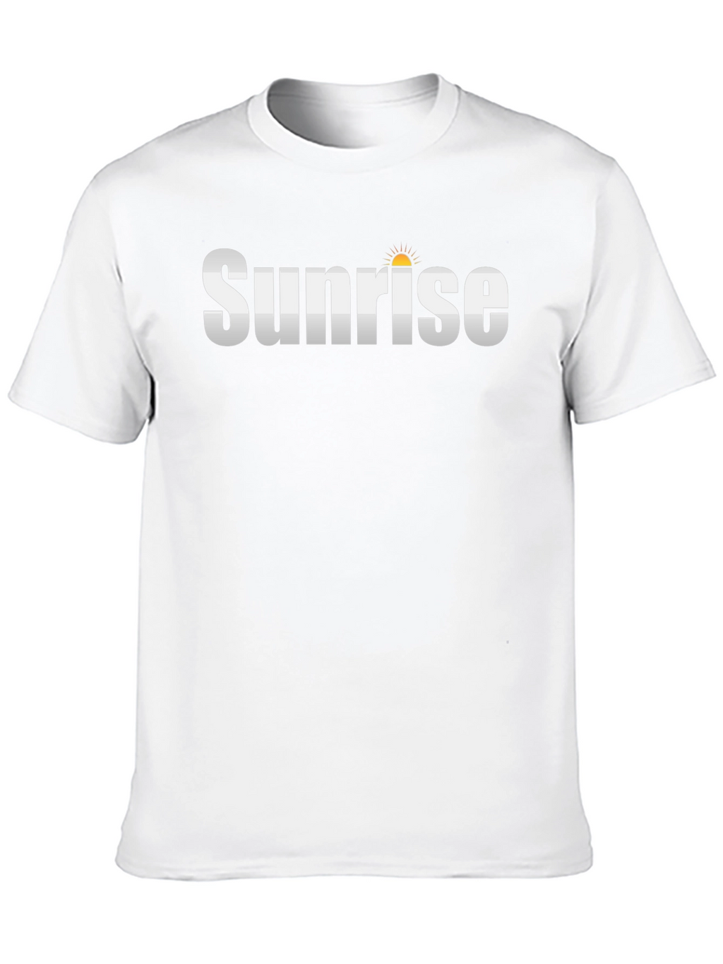 Sunrise Graphic Black T-Shirt