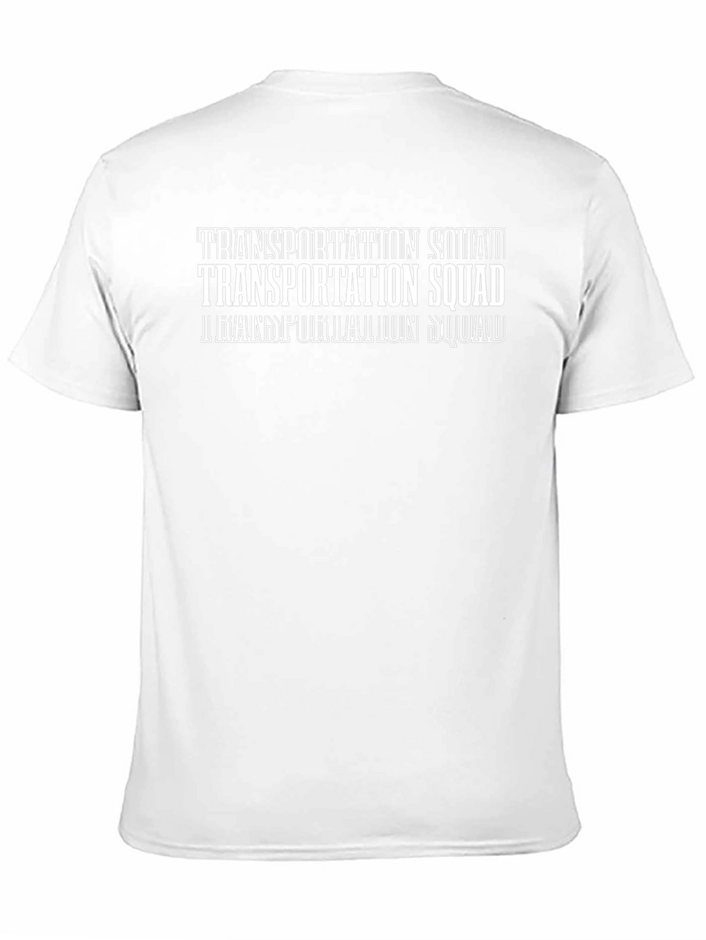 Transportation Squad T-Shirt - Black Crew Neck Tee