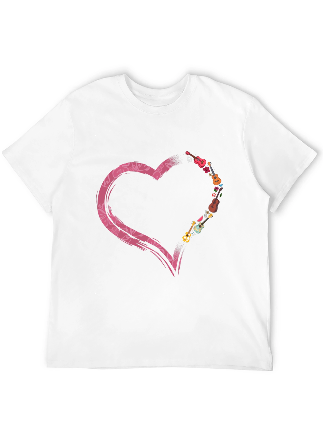 Heart Guitars Black T-Shirt
