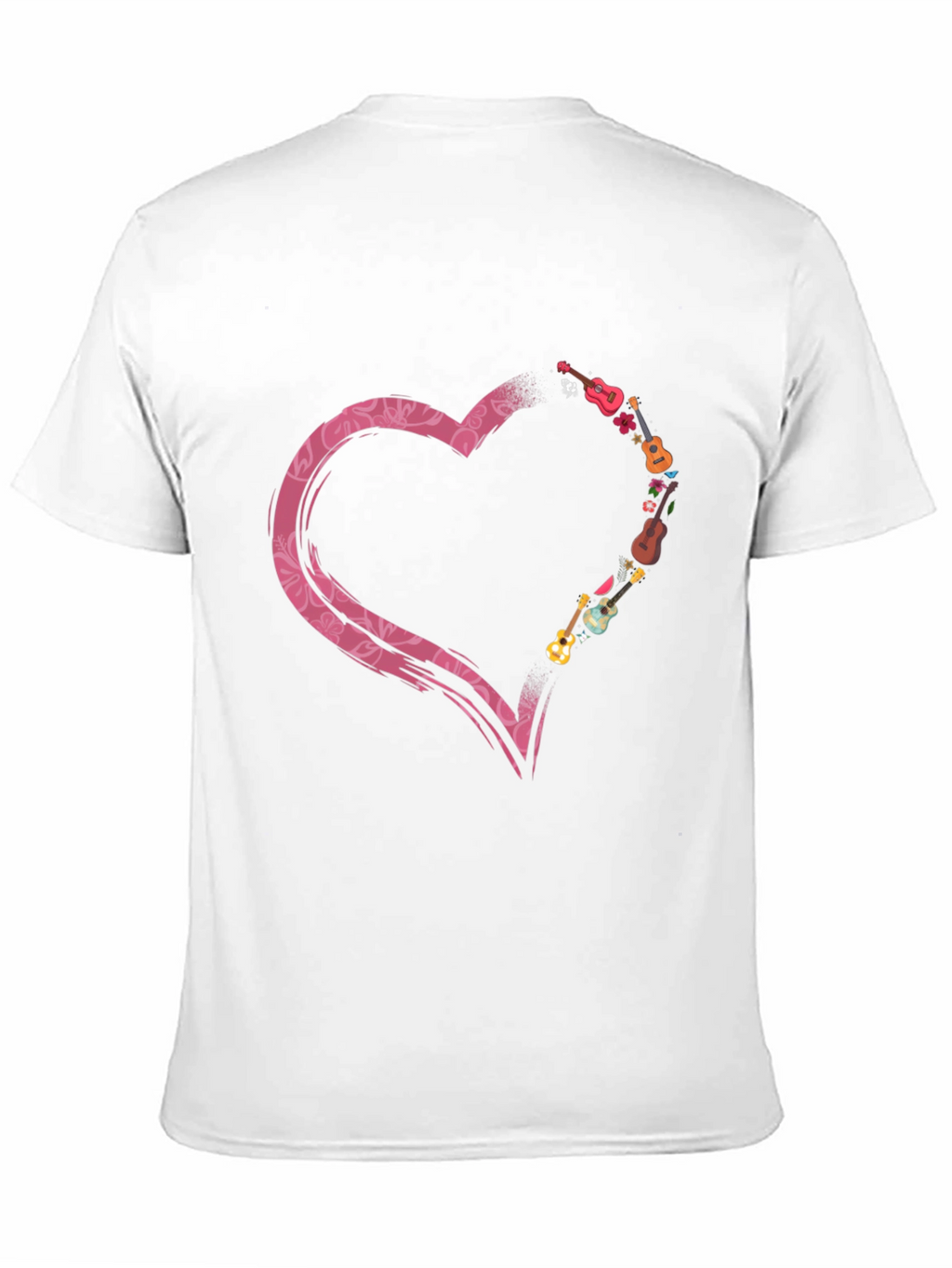Heart Guitars Black T-Shirt