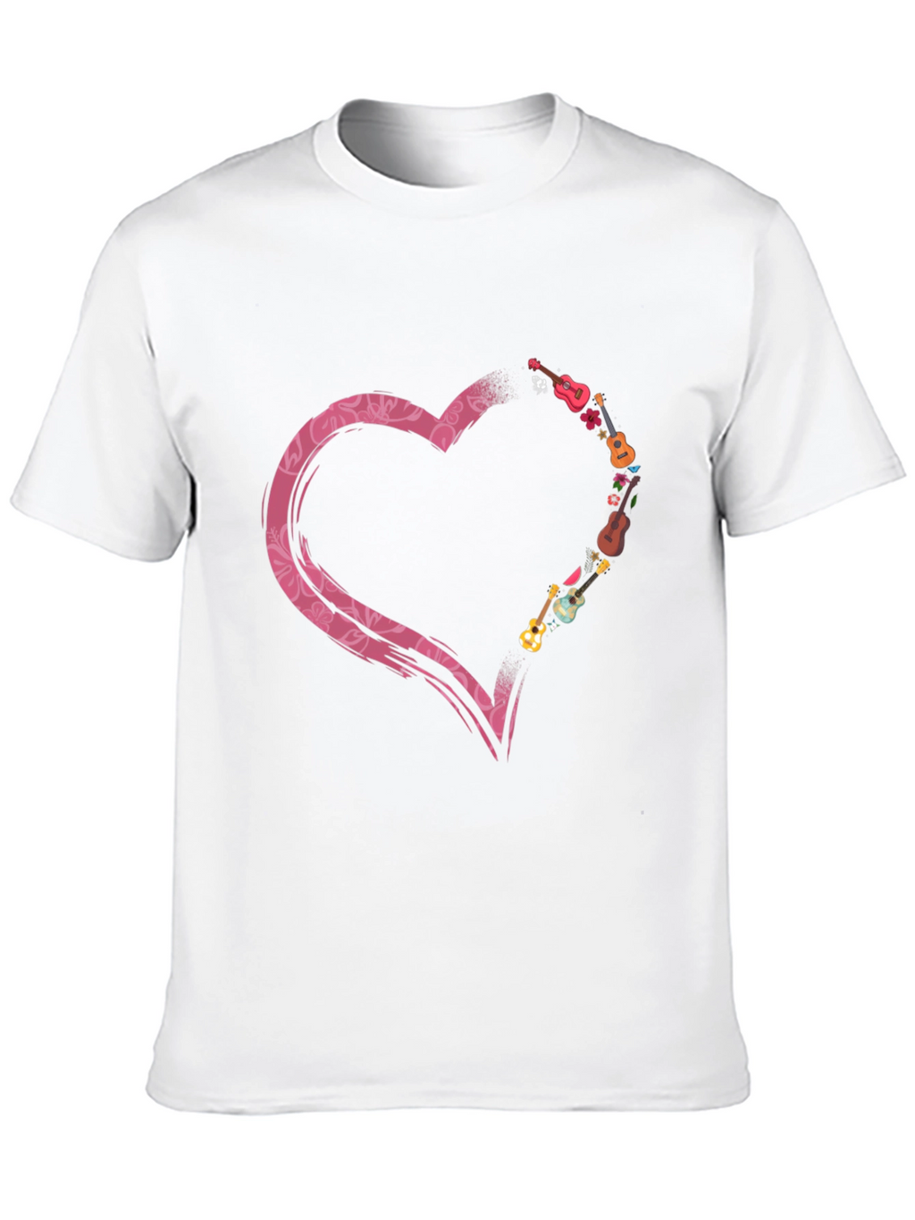 Heart Guitars Black T-Shirt