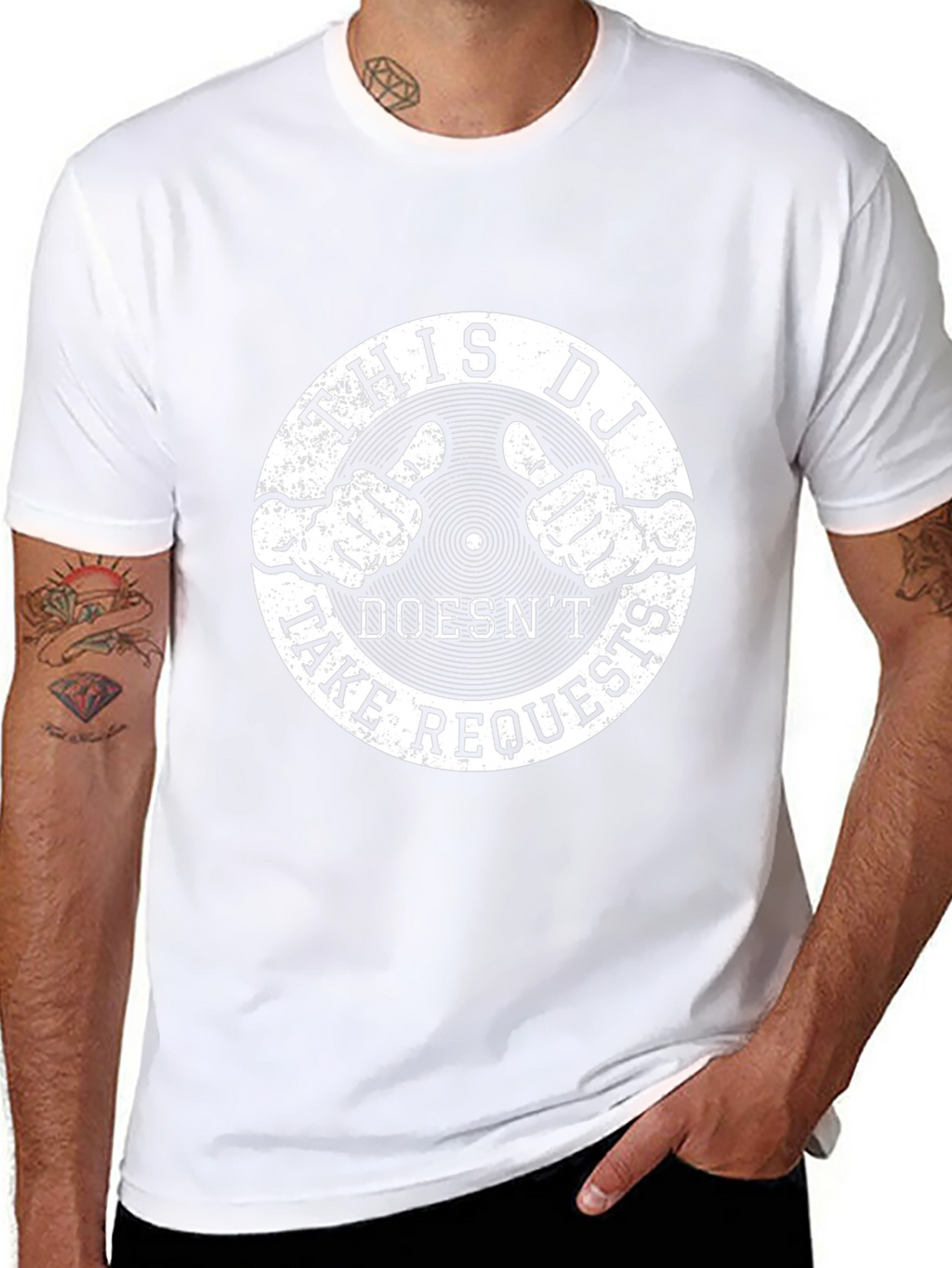 This DJ Doesnt Take Requests - Graphic T-Shirt