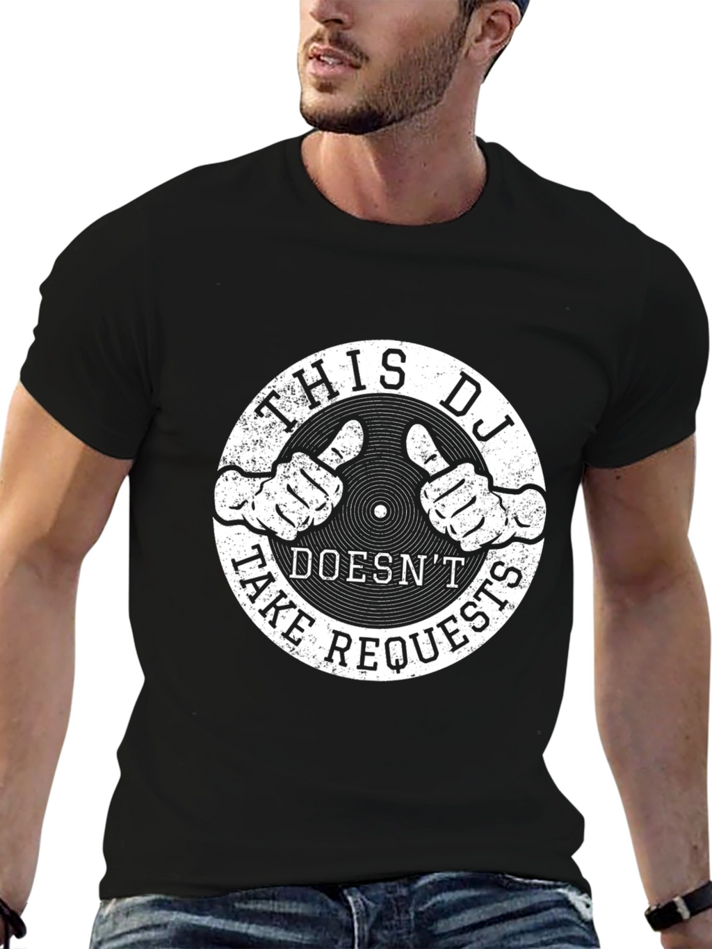 This DJ Doesnt Take Requests - Graphic T-Shirt