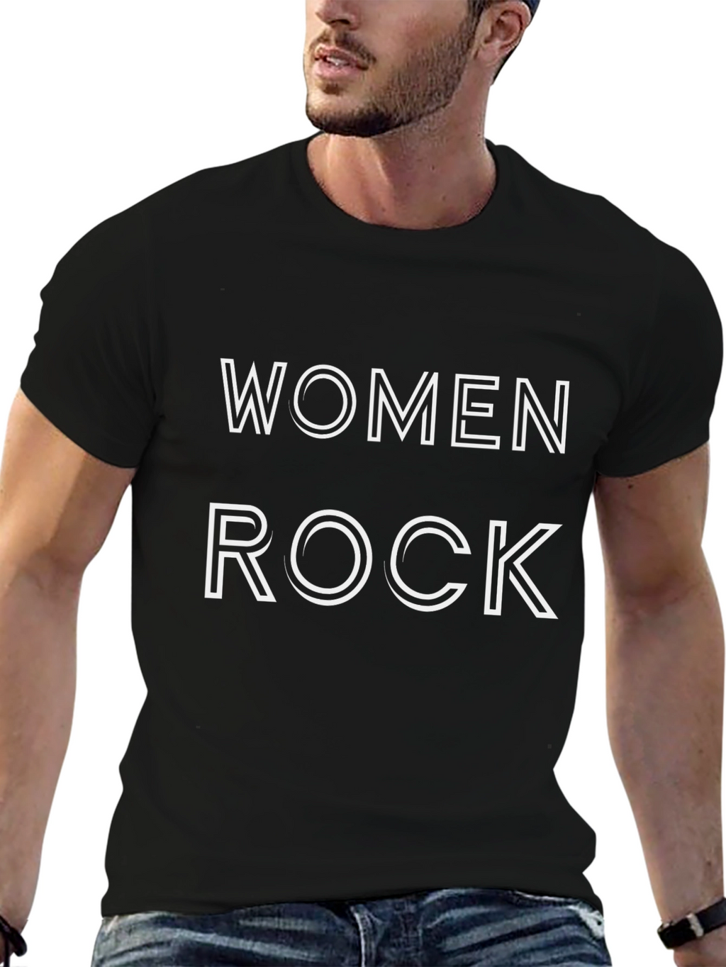 Women Rock T-Shirt - Stylish Empowering Tee