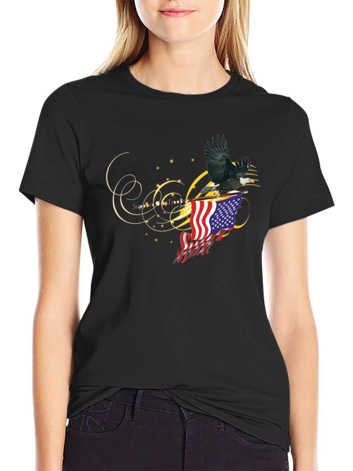American Eagle Flag Graphic Tee
