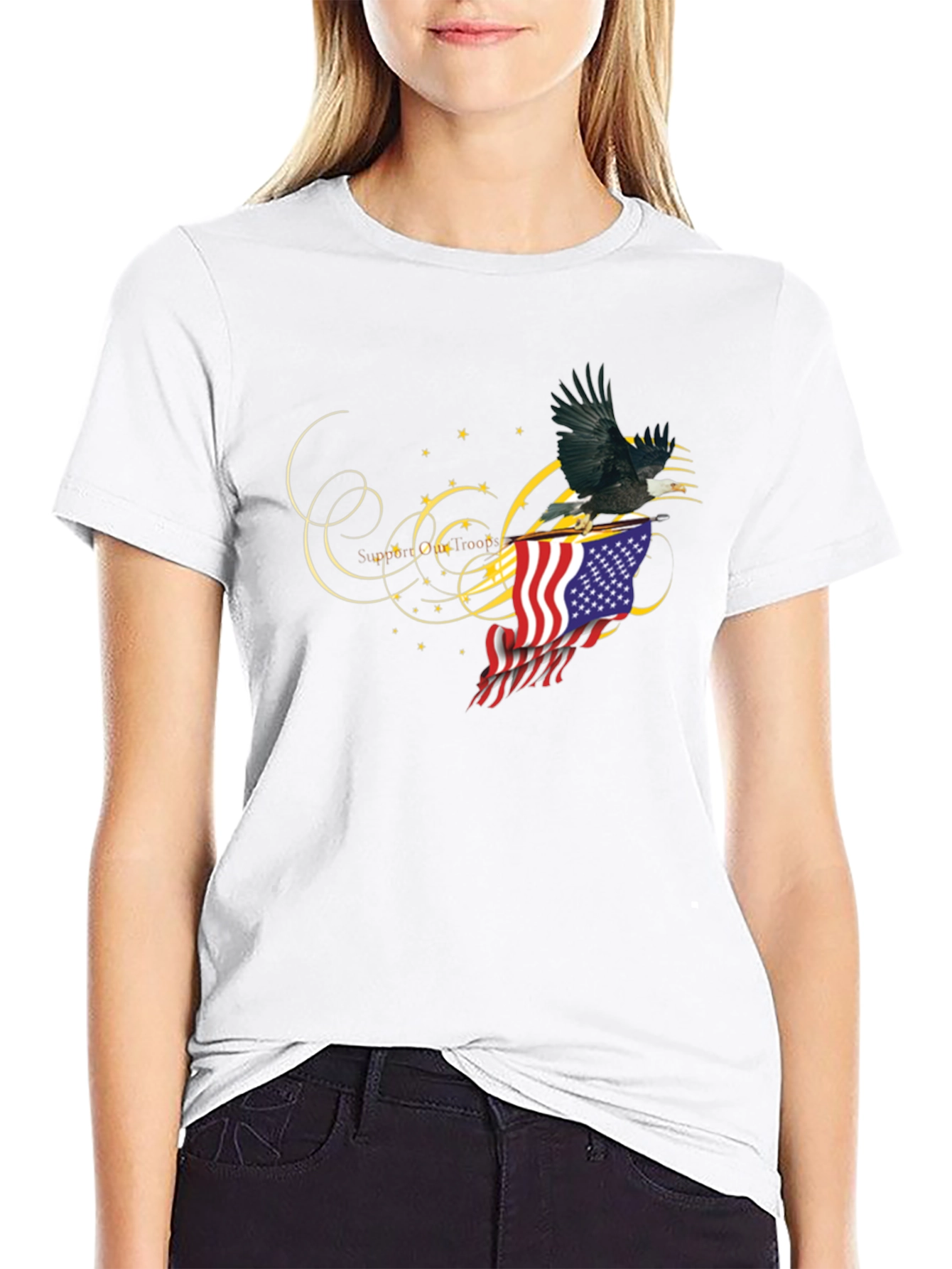 American Eagle Flag Graphic Tee