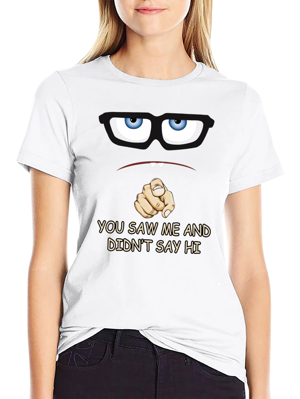 Funny You Saw Me Graphic T-Shirt