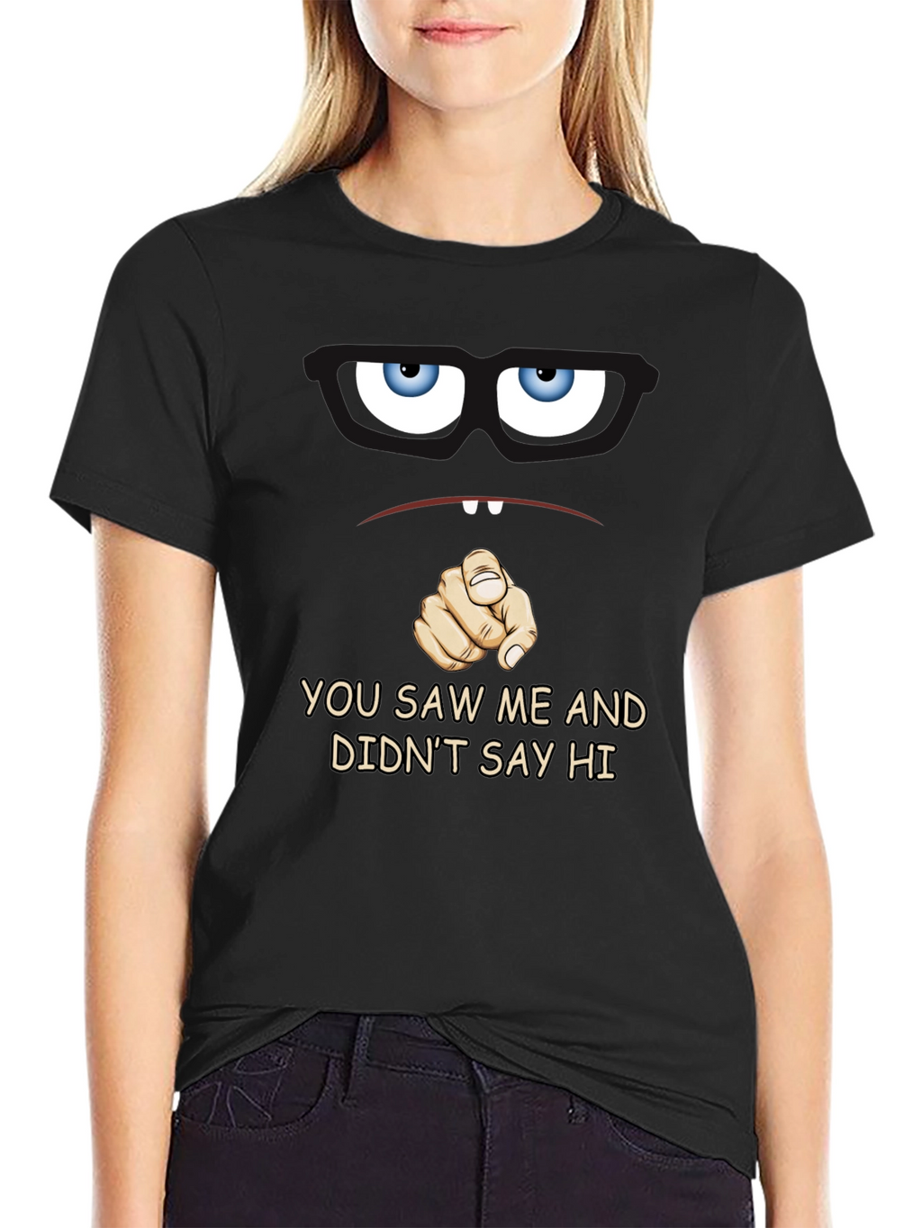 Funny You Saw Me Graphic T-Shirt