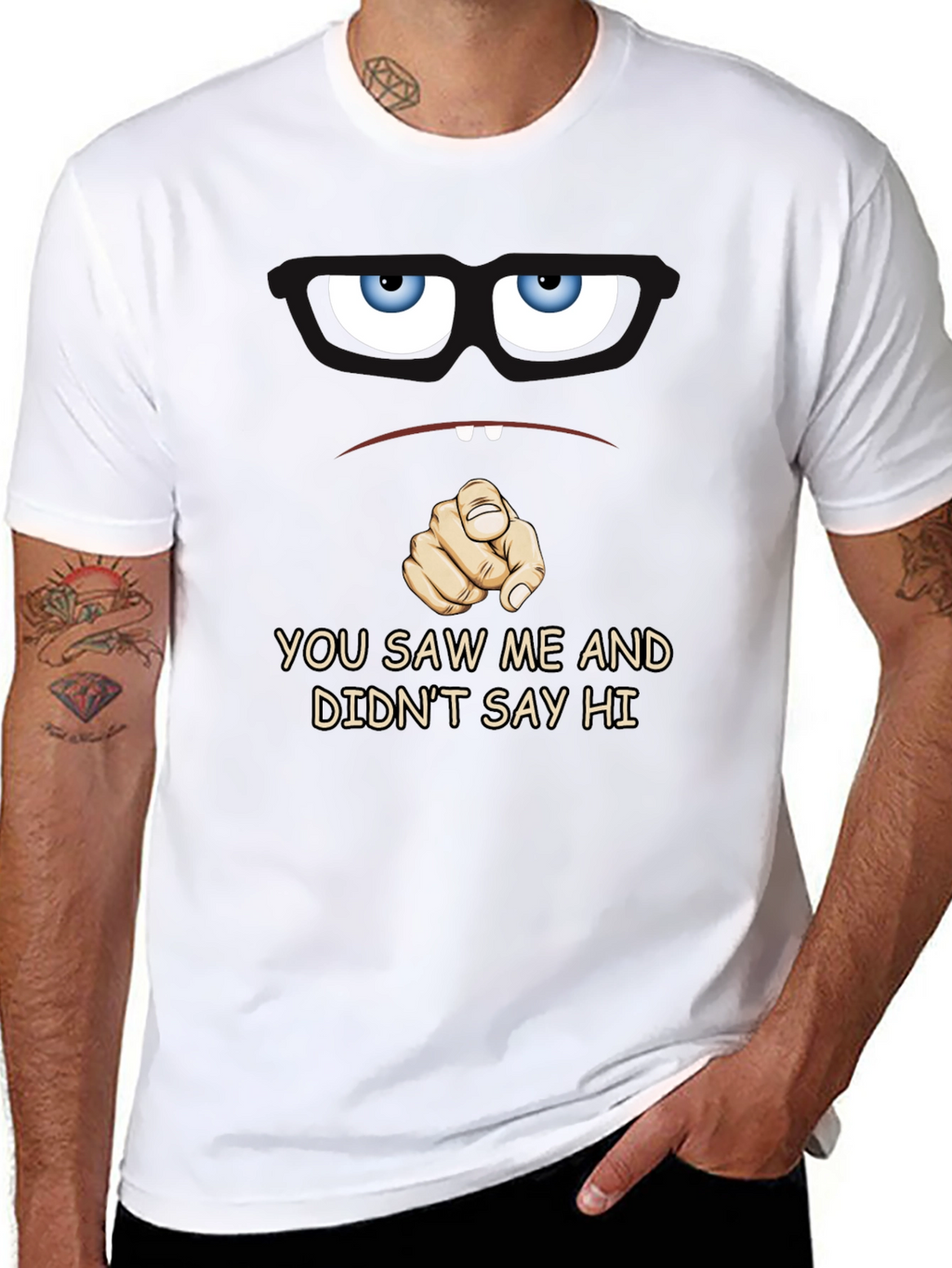 Funny You Saw Me Graphic T-Shirt